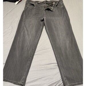 Liverpool Los Angeles Jeans Womens 22W Black Denim the Straight High Rise